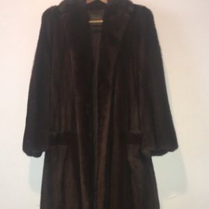 Real Mink Fur Coat.